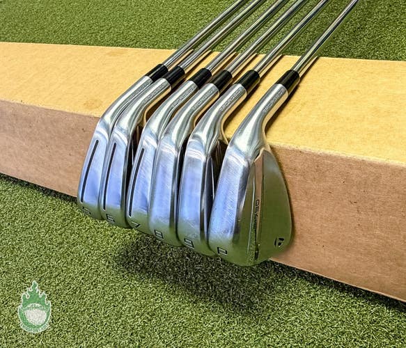 Used RH 2025 TaylorMade P-790 Irons 5-PW KBS MAX Lite Regular Steel Golf Set