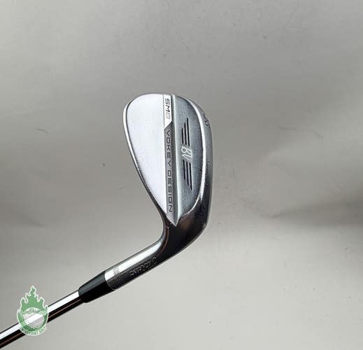 Used Titleist Vokey SM8 F Grind Chrome Wedge 52*-08 Wedge Flex Steel Golf Club