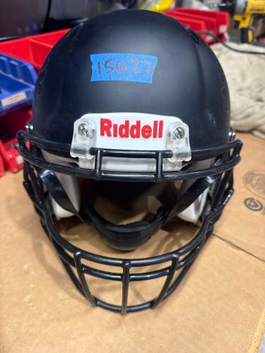 USED RIDDELL SPEED ADULT HELMET - MEDIUM - FLAT BLACK