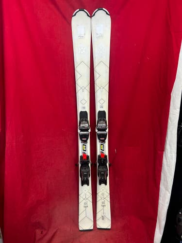 Völkl Flair all mountain carving 151cm skis, marker FDT10 binding range:260-388mm, 80 waist, R12.5
