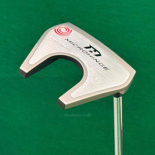 Odyssey '24 Microhinge #7 S 34" Slant-Neck Mallet Putter Golf Club w/ HC