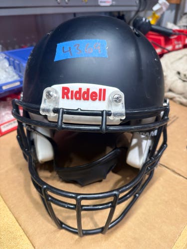 USED RIDDELL SPEED ADULT HELMET - LARGE - FLAT BLACK