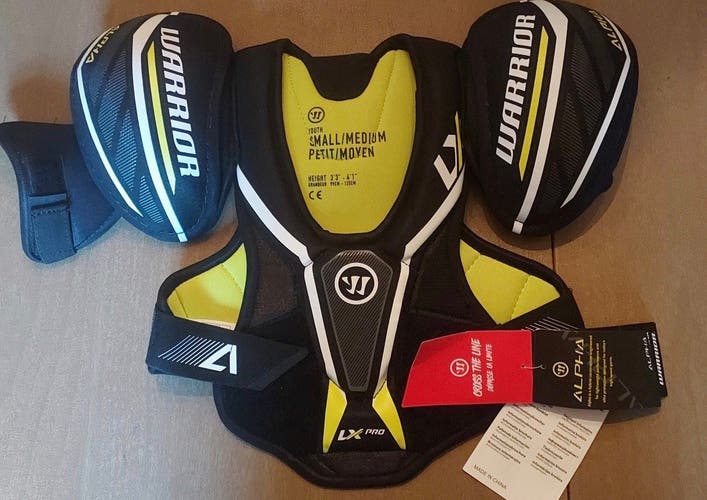 Warrior ALPHA LX PRO Hockey Shoulder Pads Small / Medium Youth BRAND NEW