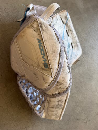 Bauer Supreme Shadow Blocker and Glove set (Used): used by Connor Ingram