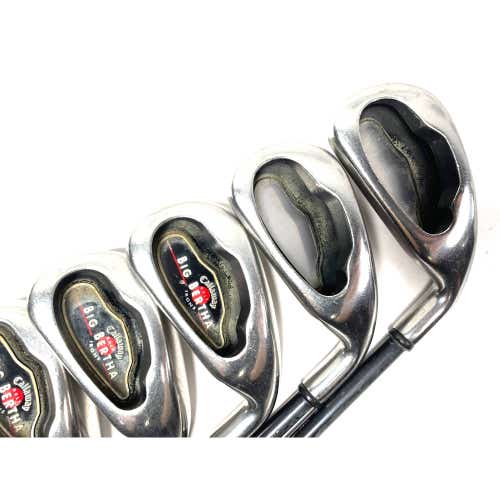 Callaway Big Bertha 2004 Iron Set 4-PW RCH 75i Regular Graphite Mens RH +1/2''