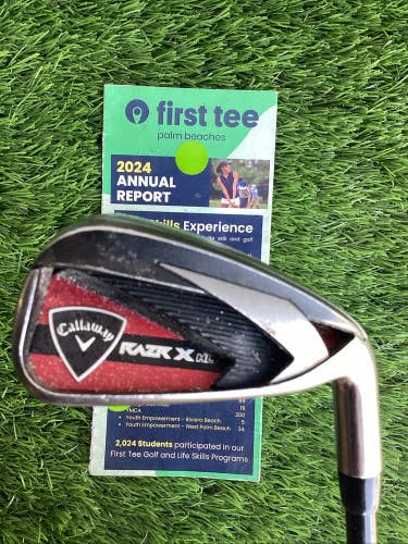 Callaway RAZR X HL Single 6 Iron With A Flex Seniors Graphite Shaft