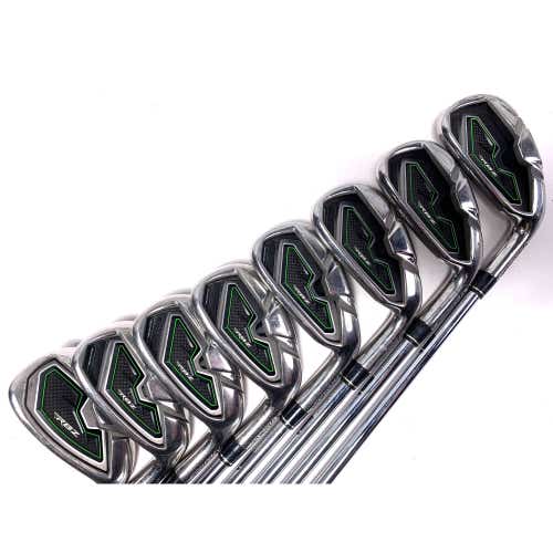 TaylorMade RocketBallz Iron Set 4-PW+AW Stiff Steel Mens RH