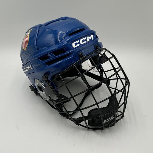 (Used) NTDP CCM Super Tacks X Helmet w/ Cage (Medium)