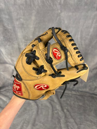 Brown Rawlings Gold Glove Elite RH Infield Baseball Glove 11.25" (Used)