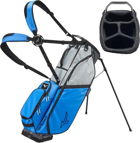 NEW 2026 Mizuno BR-D3 Brilliant Blue/Grey Golf Stand/Carry Golf Bag
