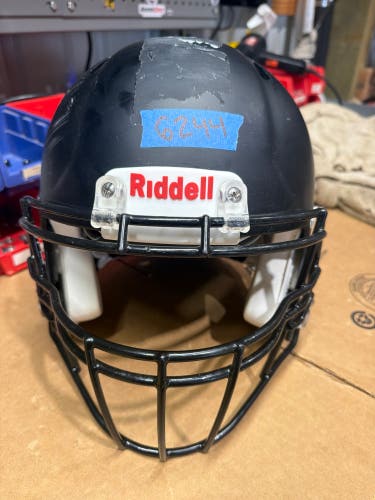 USED RIDDELL SPEED ADULT HELMET - LARGE - FLAT BLACK - REJECT