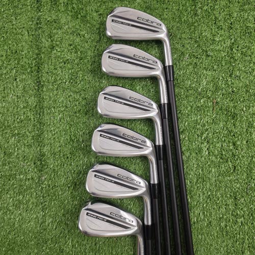 Cobra King Tec X One Length '24 Iron Set 6-PW GW KBS TGI 85 Stiff Graphite RH