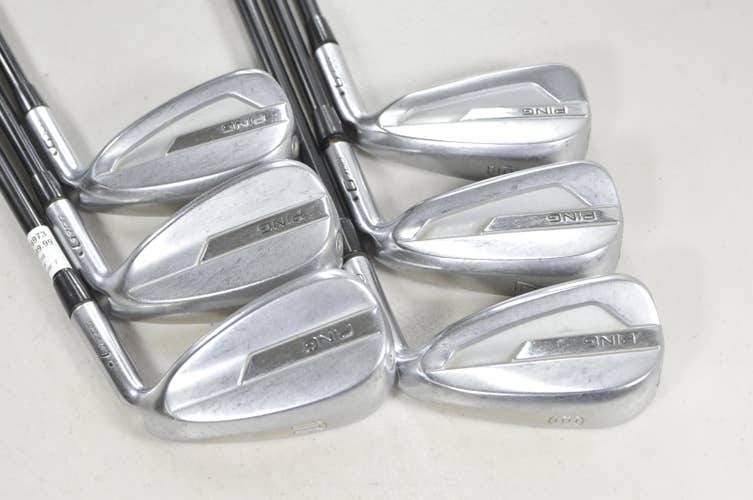 Ping G700 6-W,UW Iron Set Regular Flex Black Dot Right Alta CB Graphite #226973