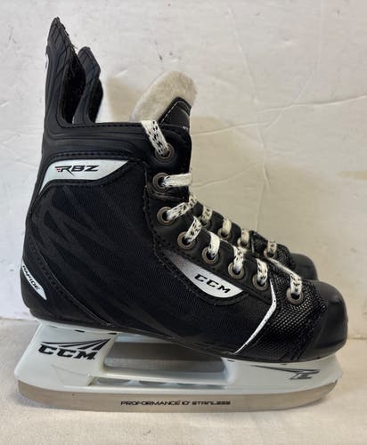 Black CCM RBZ RAPIDE Hockey Skates Regular Width Size 1 (Used)