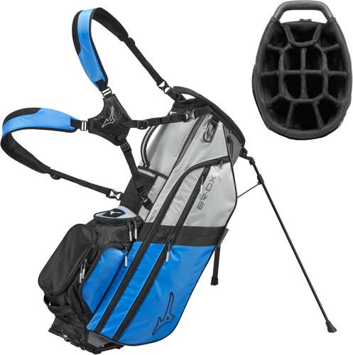 NEW Mizuno 26 BR-DX Blue/Grey Golf Stand Bag