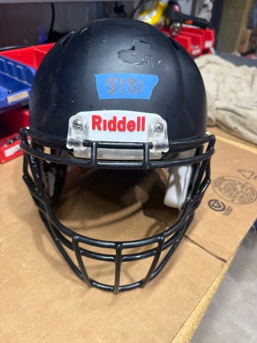USED RIDDELL SPEED ADULT HELMET - LARGE - FLAT BLACK - REJECT