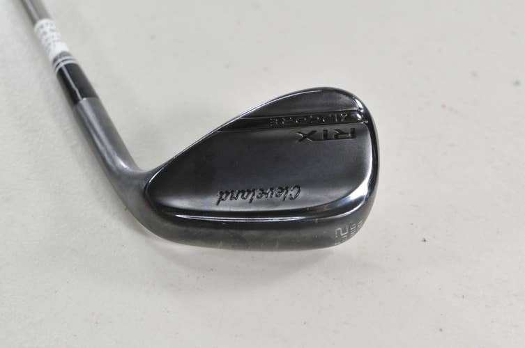 Cleveland RTX Zipcore Black Satin 52*-10 Wedge SteelFiber 95g Stiff Flex #226721