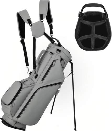 NEW 2026 Mizuno Pro Grey Stand/Carry Golf Bag