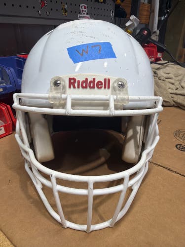USED RIDDELL SPEED ADULT HELMET - MEDIUM - WHITE - REJECT