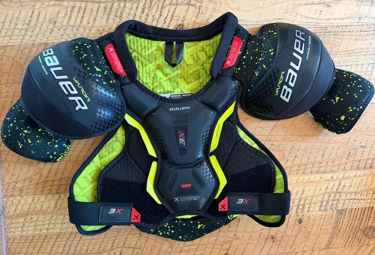 Bauer Vapor 3X Pro Shoulder Pads Junior Medium (New)