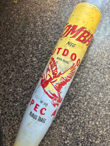 2026 Combat MFG Spec A1 Alloy BBCOR Certified Bat (-3) 31" (used)
