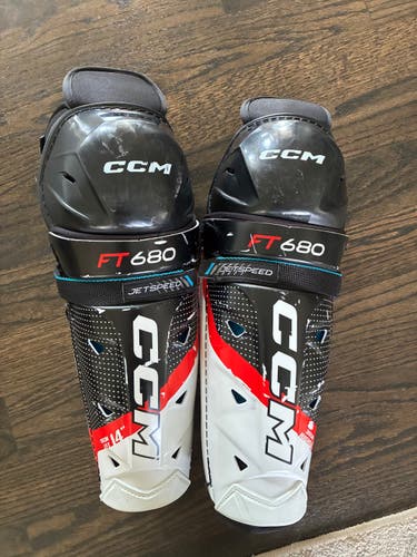 CCM JetSpeed FT680 14" Shin Pads (Used)