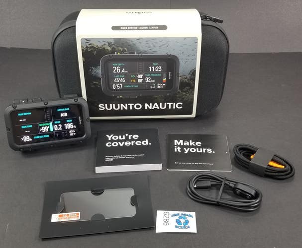Suunto Nautic AMOLED Scuba Dive Wireless Computer Smart Watch, Compass, GPS