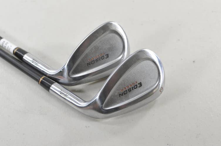 Edison Forged 53*, 59* Wedge Set KBS PGI 90 Stiff+ Flex Graphite #226698