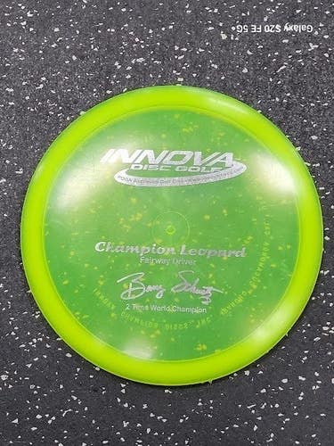 Used Innova CHAMPION LEOPARD Disc Golf Driver Optic Yellow 11849-S000044146