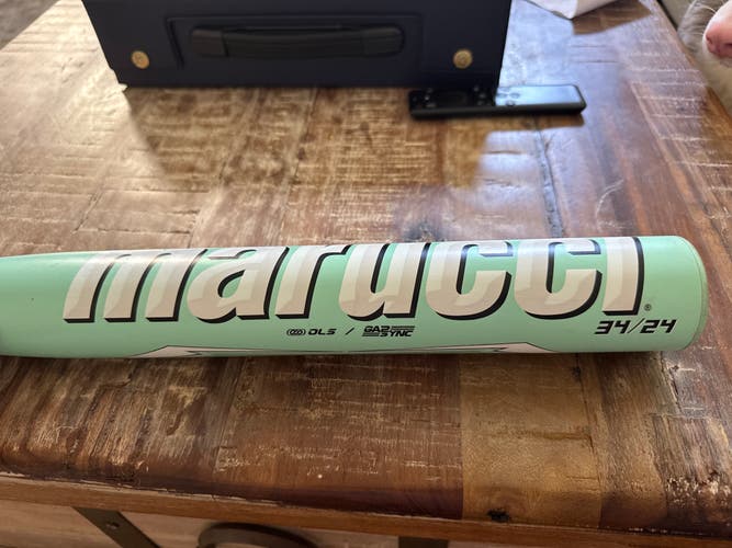 2025 Marucci Asura Composite Bat (-10) 24 oz 34" (Used)