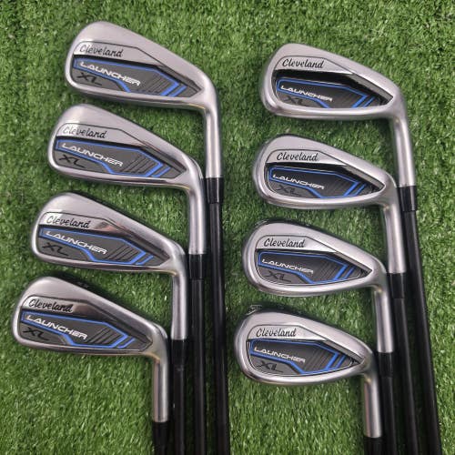 Cleveland Launcher XL Iron Set 4-PW DW Cypher Fifty 5.0 Senior Graphite RH +1.25