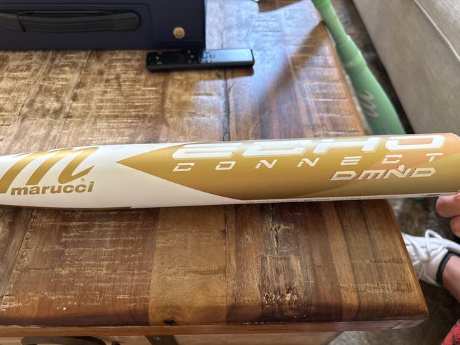 2023 Marucci Echo Connect DMND Hybrid Bat (-9) 25 oz 34" (Used)