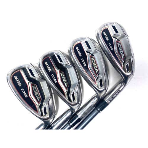 Adams Idea A12 OS Iron Set 7-PW Grafalloy ProLaunch Blue 55g Senior RH +1/2''