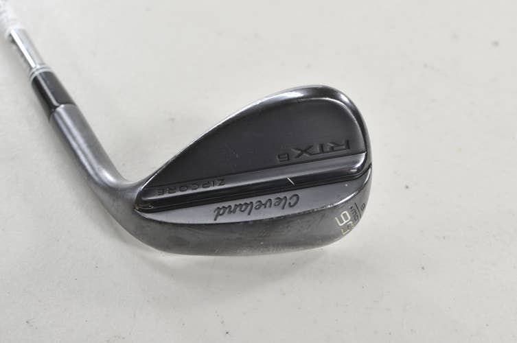 Cleveland RTX-6 Zipcore Black Satin 56*-08 Wedge Right DG Spinner Steel #226667