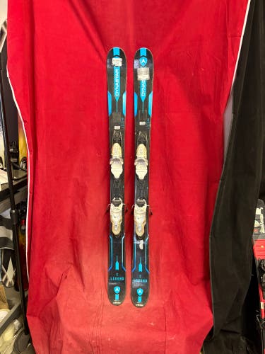Skis: Dynastar Legend X96 all-mountain skis, 138cm.
Bindings: Rossignol 
Bindings Range: 261-381
Twi