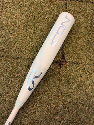 2026 Rawlings Icon Composite Bat USSSA Certified (-10) Composite 20 oz 30" (Used)