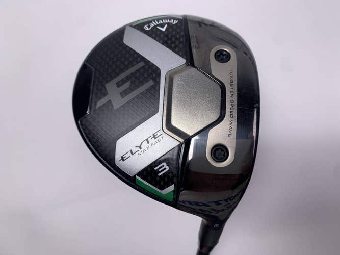 Callaway Elyte Max Fast 3 Fairway Wood 16* Vanquish 4 R2 Senior Graphite Mens RH