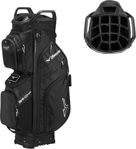 NEW 2026 Mizuno BR-D4C Black/White Golf Cart Bag