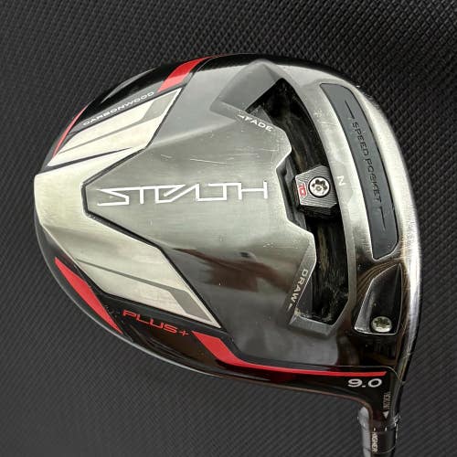 TAYLORMADE STEALTH PLUS DRIVER (9 DEGREE) + HEADCOVER