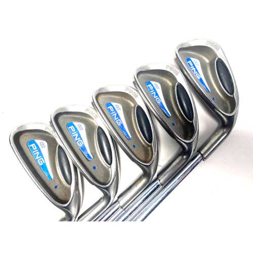 Ping G2 Iron Set 6-PW Blue Dot 1* Up Stiff Steel Mens RH