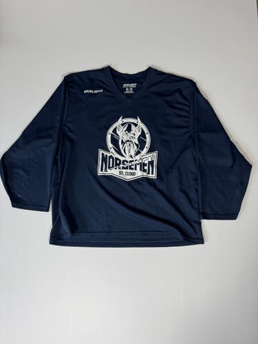 Used Senior Men's Bauer Team Practice Jersey - Navy