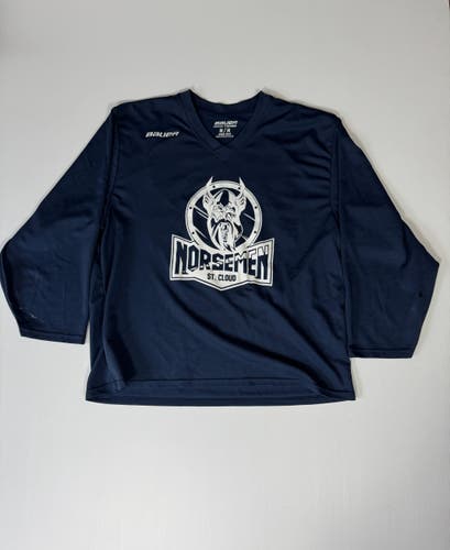 Used Senior Men's Bauer Team Practice Jersey - Navy