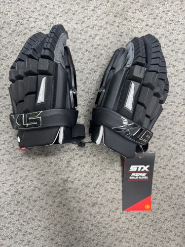 STX RZR2 Goalie Gloves (New) Small