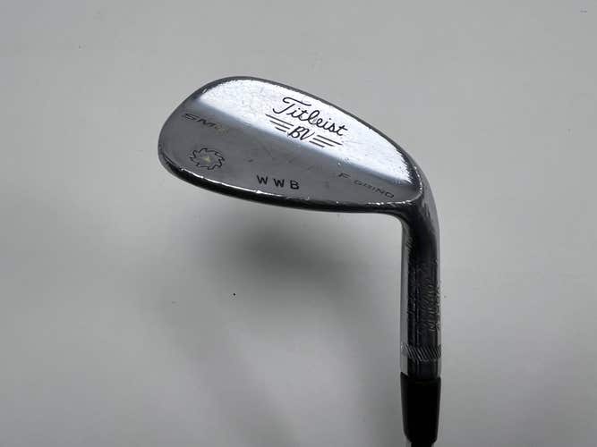 Titleist Vokey SM6 Tour Chrome Sand Wedge SW 56* 14 Bounce Wedge Steel Mens RH