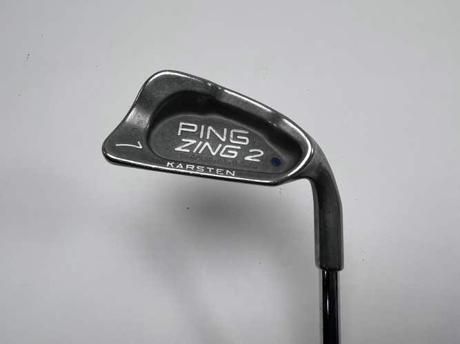 Ping Zing 2 Single 7 Iron Blue Dot 1* Up Karsten JZ Regular RH Oversize Grip