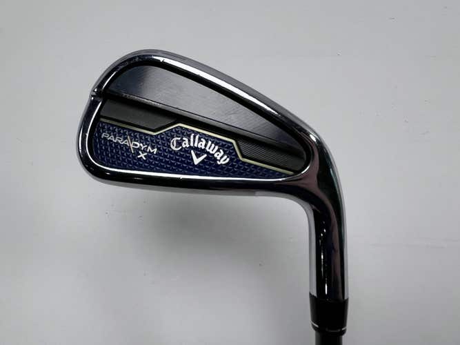 Callaway Paradym X Single 6 Iron Project X HZRDUS 5.5 Regular Graphite Mens RH