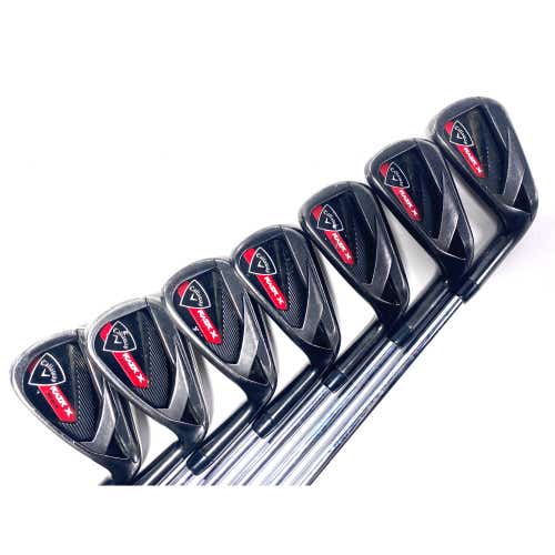 Callaway Razr X Black Iron Set 4-PW+AW True Temper M-10 XP Uniflex RH No 9 iron