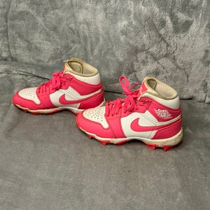 Pink Kid's 2Y (Big Kids / Youth) Nike Air Jordan Footwear Molded Cleats (Used)