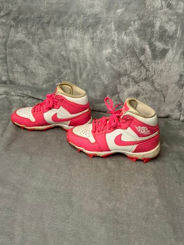 Pink Kid's 2Y (Big Kids / Youth) Nike Air Jordan Footwear Molded Cleats (Used)