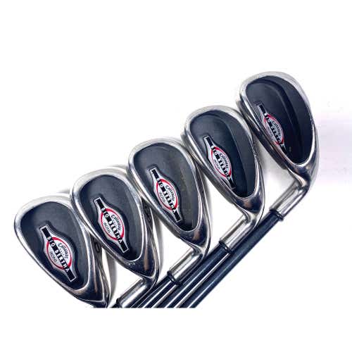 Callaway Big Bertha 2002 Iron Set 5-9 RCH 75i Regular Graphite Mens RH